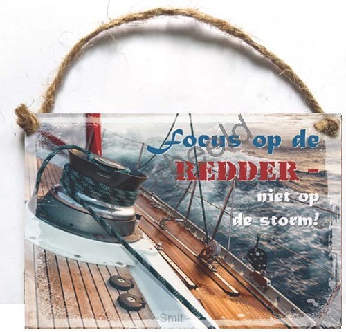 Focus op de Redder niet op de storm