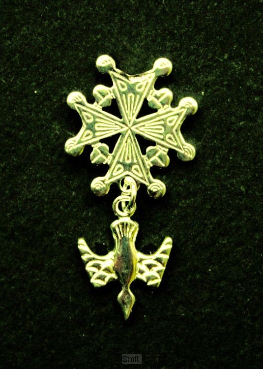 Dasspeld goud hugenotenkruis