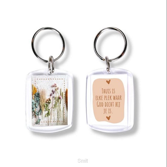 Sleutelhanger Jij bent een parel in Gods