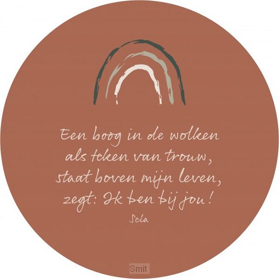 een boog in de wolken