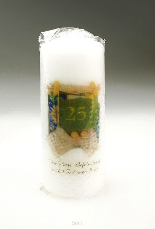 Stompkaars 60/150 zilveren feest hart ge