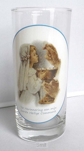 Longdrinkglas communie classic meisje