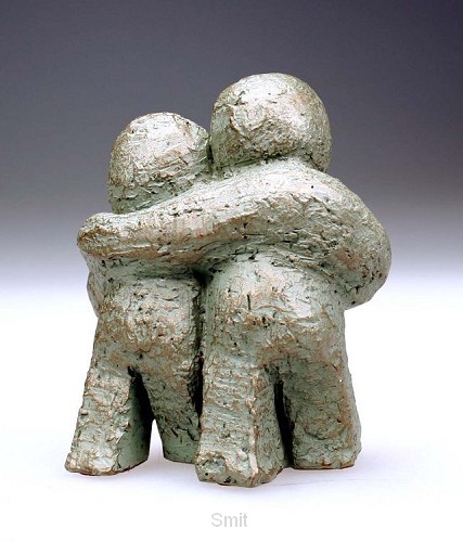 Beeld 18d mijn wereld 12 cm groen