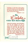Liefde voor het huwelijk