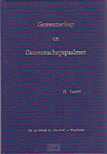 Gemeenschap en gemeenschapspsalmen