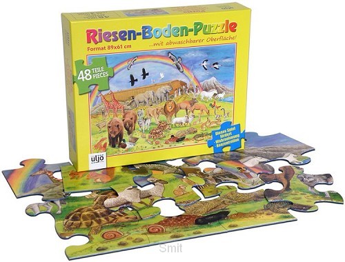 Puzzel vloer ark van noach 92x62cm