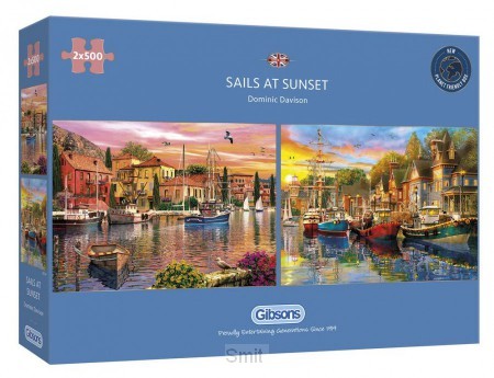 Sails at sunset 2 x 500 st