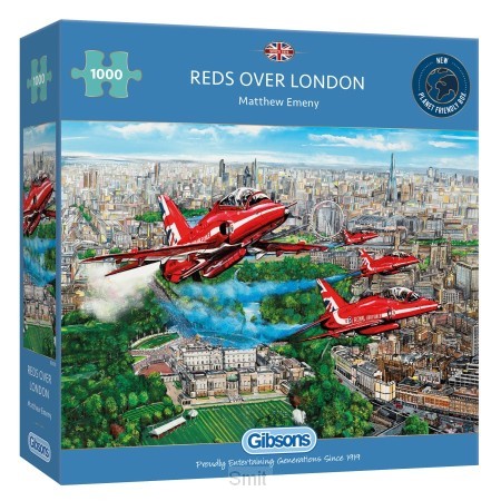 Red over London 1000 st