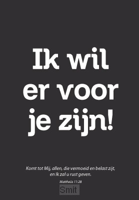Wk puur ik wil er voor je zijn!