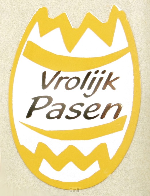 Stickerrol 500 vrolijk pasen