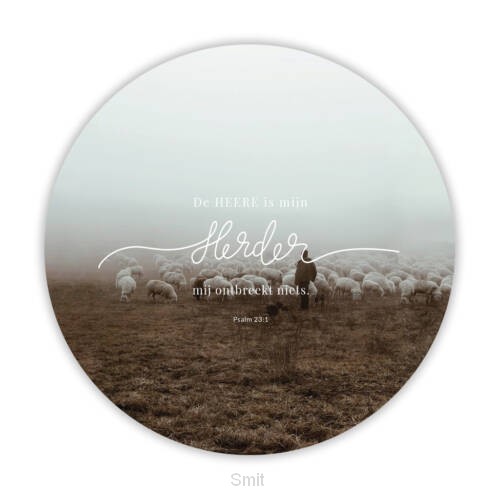 Psalm 23:1 de Heere is Mijn Herder 65 cm
