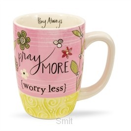 Mug Pray more worry less