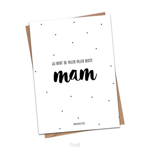 Spreuken 31:29 zwart wit