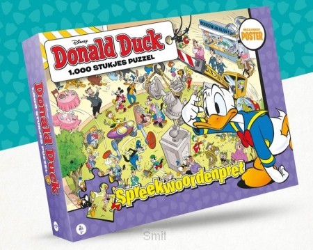 Donald Duck puzzel - Spreekwoordenpret 1000 stukjes
