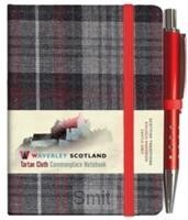 Waverley S.T. (S): Castle Grey Mini with Pen Pocket Genuine Tartan Cloth Commonplace Notebook