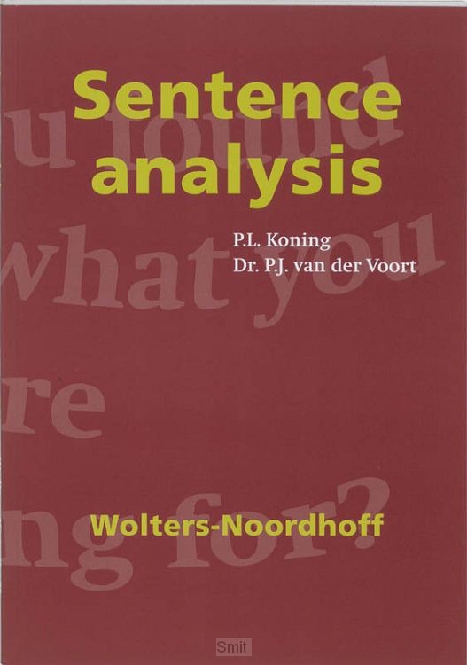Sentence analysis