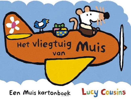 Vliegtuig van muis kartonboek