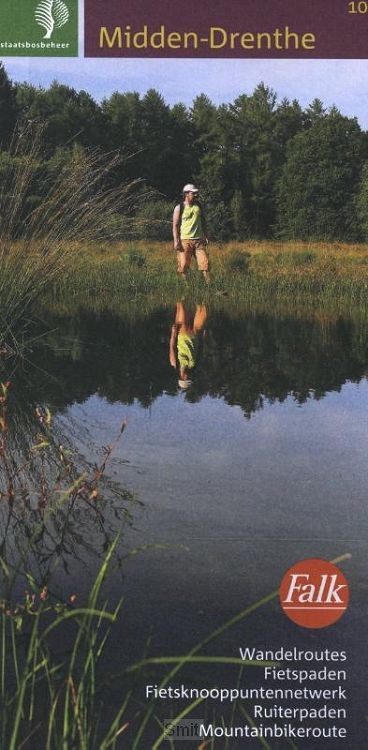 Falk Staatsbosbeheer wandelkaart 10. Midden-Drenthe