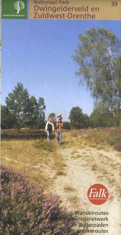 Falk Staatsbosbeheer wandelkaart 39. Dwingelderveld