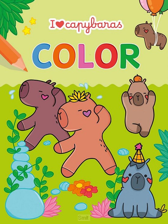 I love Capybaras Color kleurblok / I lov