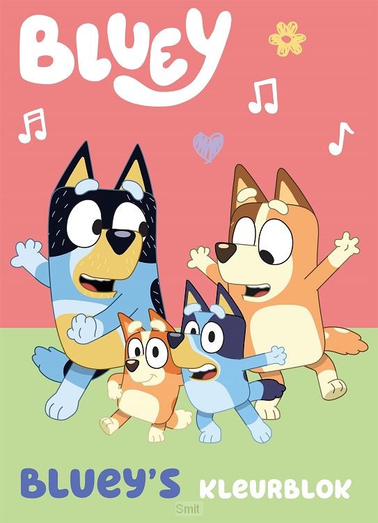 Bluey's kleurblok