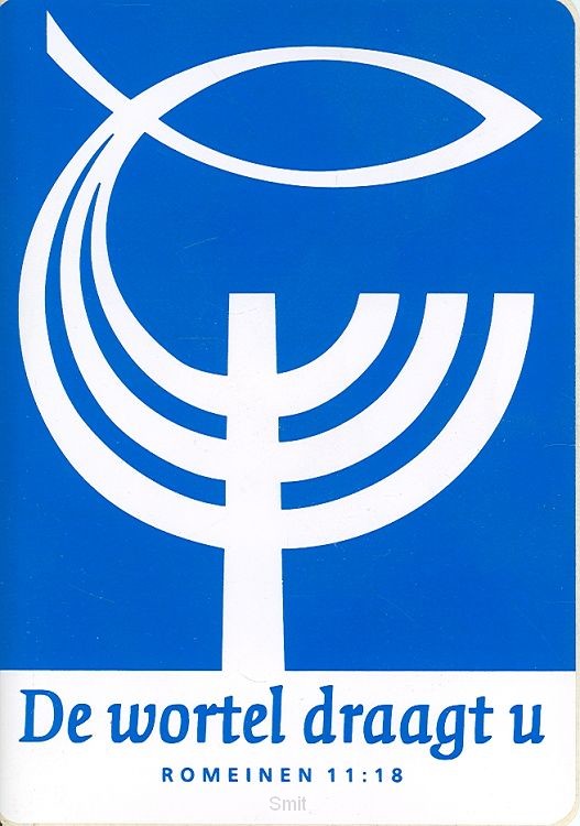 Sticker de wortel draagt u  rom. 11:18