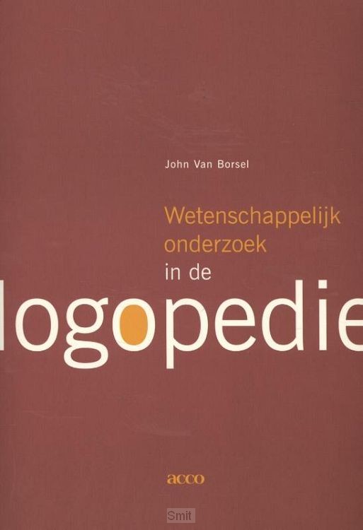 Wetenschappelijk onderzoek in de logopedie