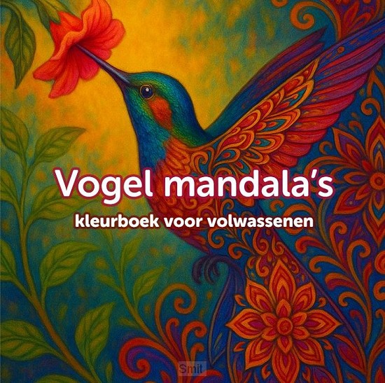 Mandala vogel kleurboek voor volwassenen