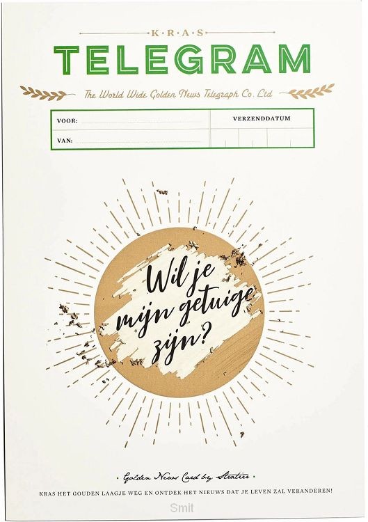 Kras telegram getuige