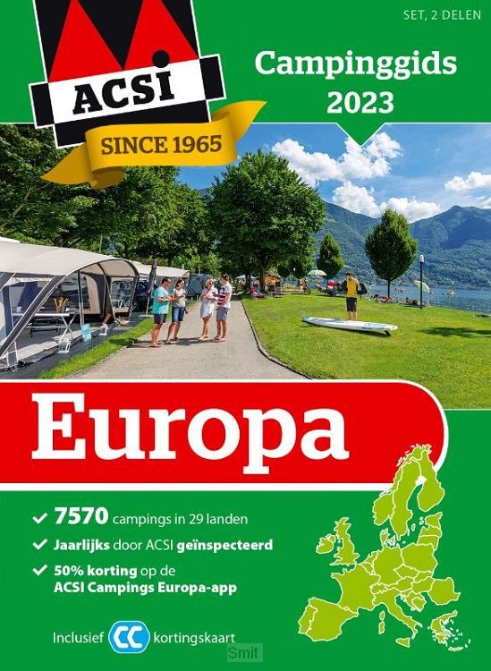 ACSI Campinggids Europa 2023 (set)