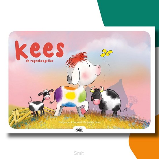 Kees de regenboogstier kamishibai vertelplaten