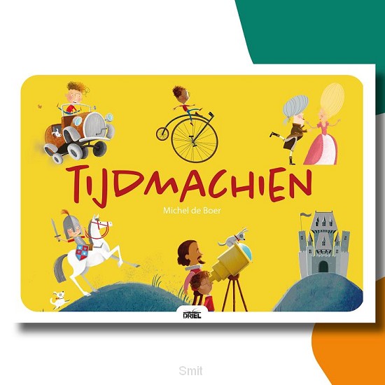 Tijdmachien kamishibai vertelplaten