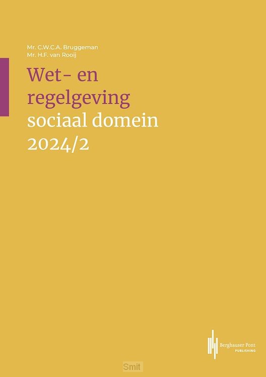 Wet- en regelgeving sociaal domein / 2024/2