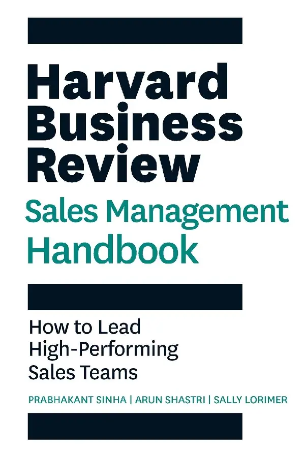 Harvard Business Review Sales Management Handbook