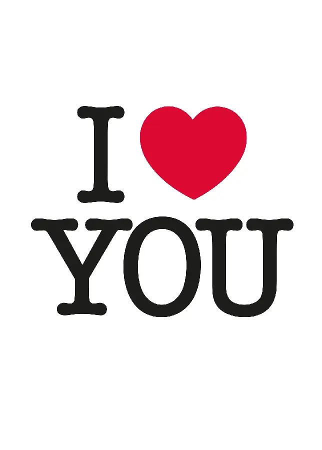 I love you