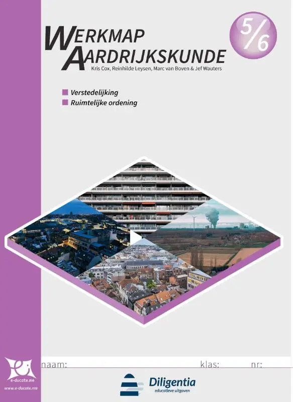 Werkmap Aardrijkskunde / 5/6 Verstedelijking en Ruimtelijke Ordening