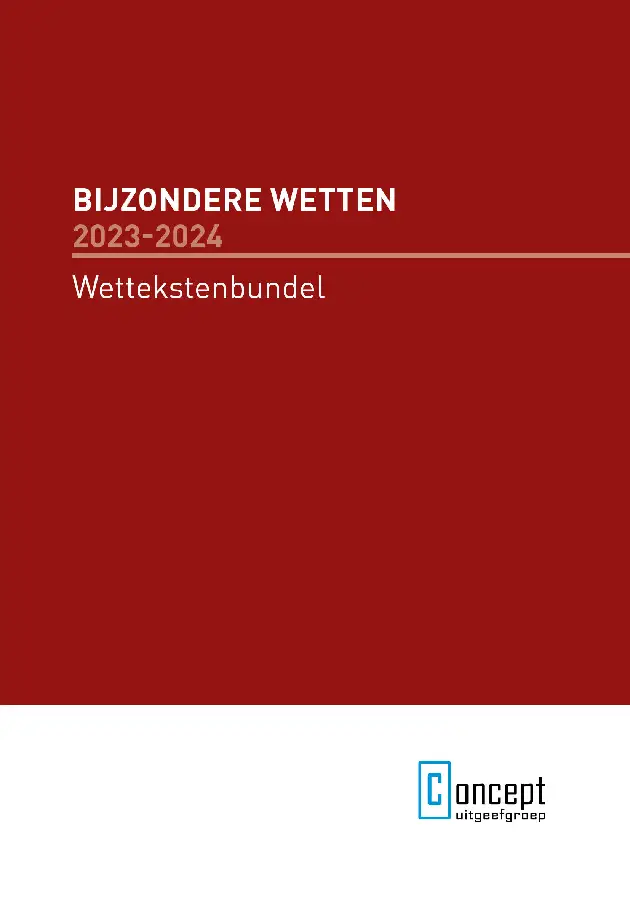 Bijzondere Wetten 2023-2024