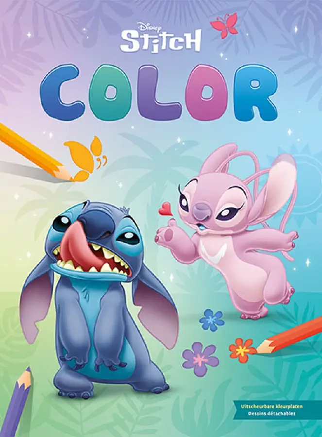 Disney Color Stitch kleurblok / Disney Color Stitch bloc de coloriage