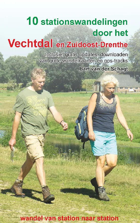 10 stationswandelingen door het Vechtdal en Zuidoost-Drenthe