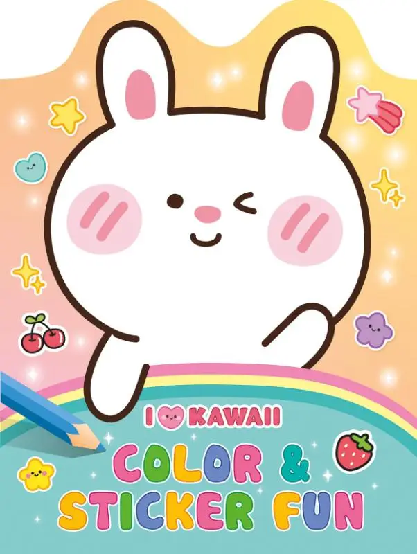 Kawaii - Color & Sticker Fun