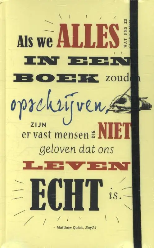 Notitieboekje Matthew Quick (5 ex in pakket)