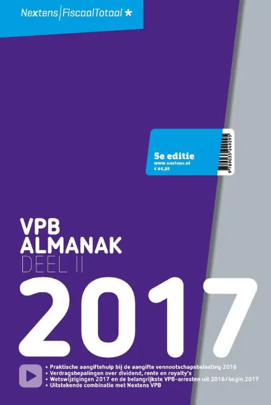 Nextens VPB Almanak / 2017 deel 2
