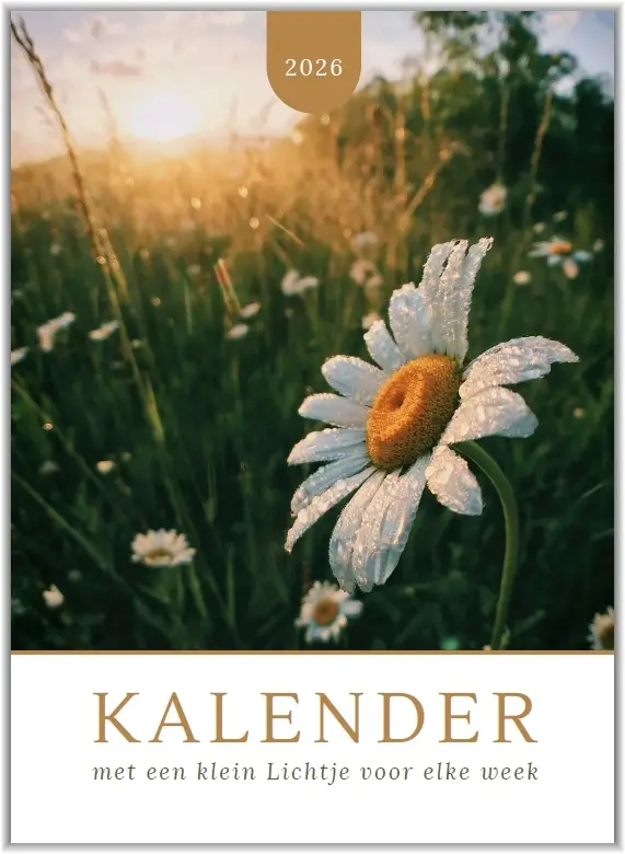 Weekkalender Lichtje voor elke week 2026