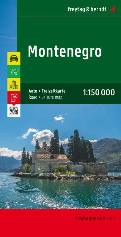 F&B Wegenkaart Montenegro