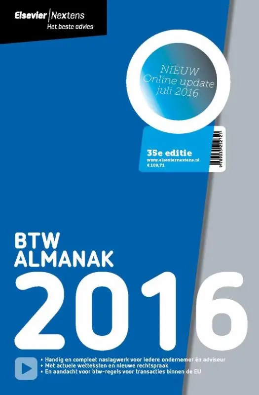 Elsevier BTW Almanak / 2016
