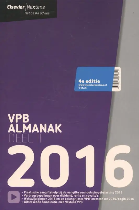 Elsevier VPB almanak / 2016 2