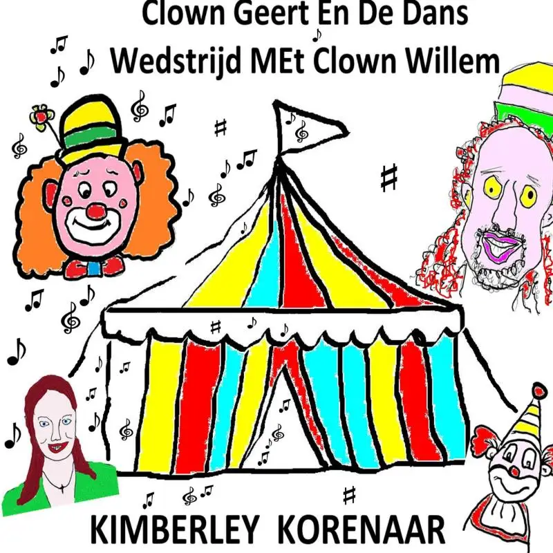 Clown Geert En De Dans Wedstrijd Met Clown Willem
