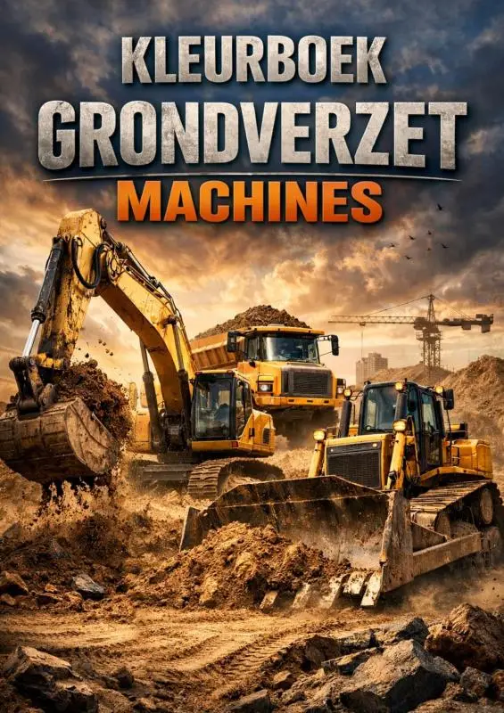 Kleurboek, Grondverzet machines