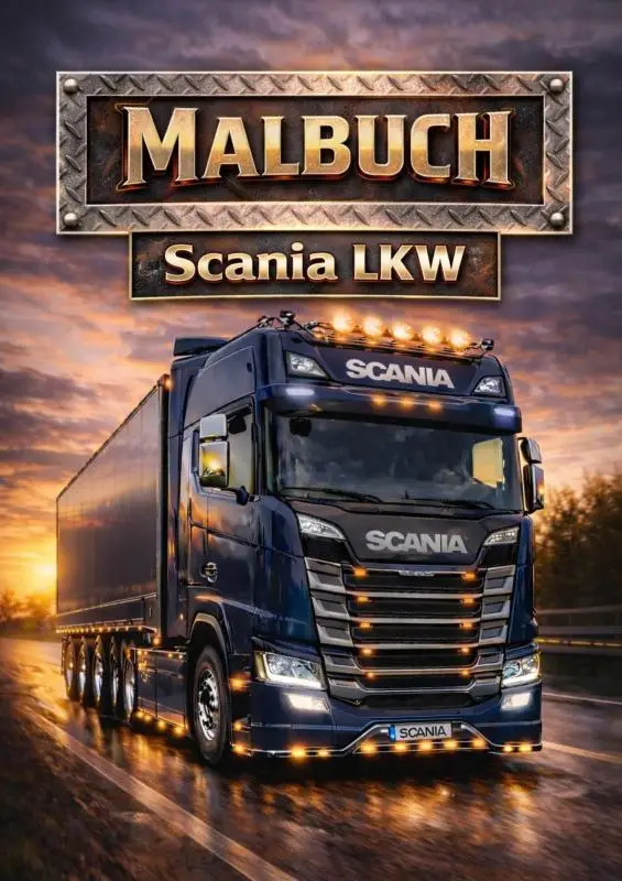 Malbuch, Scania-Lkw