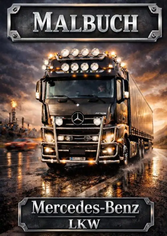Malbuch, Mercedes Benz LKW